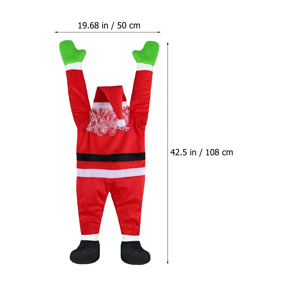 Santa Claus Hanging Decoration Christmas Climbing Position Self Adhesive Indoor Outdoor Roof Gutter Santa Decor
Santa Claus Hanging Decoration Christmas Climbing Position Self Adhesive Indoor Outdoor Roof Gutter Santa Decor