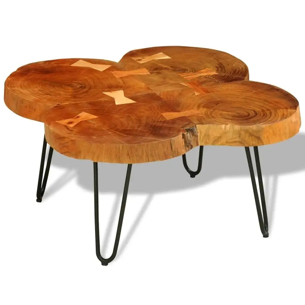 Solid Sheesham Wood Coffee Table with 4 Trunks - 13.8in Stylish Storage Solution
Solid Sheesham Wood Coffee Table with 4 Trunks - 13.8in Stylish Storage Solution