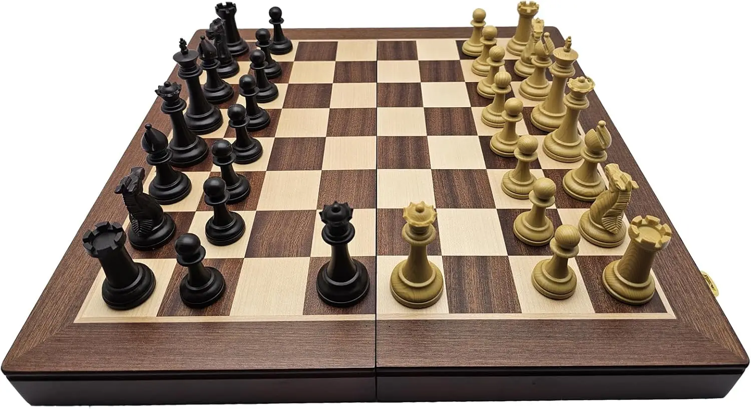 18" Wooden Chess Set with Folding Board, Large Travel Chess Game for Adults & Kids
18" Wooden Chess Set with Folding Board, Large Travel Chess Game for Adults & Kids