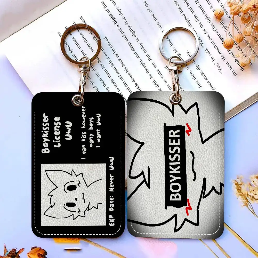 Boykisser Silly Cat Cartoon Style PU Access Card Holder With Keychain - Executive Protection For Bank Card,Subway, Bus Card Case
Boykisser Silly Cat Cartoon Style PU Access Card Holder With Keychain - Executive Protection For Bank Card,Subway, Bus Card Case