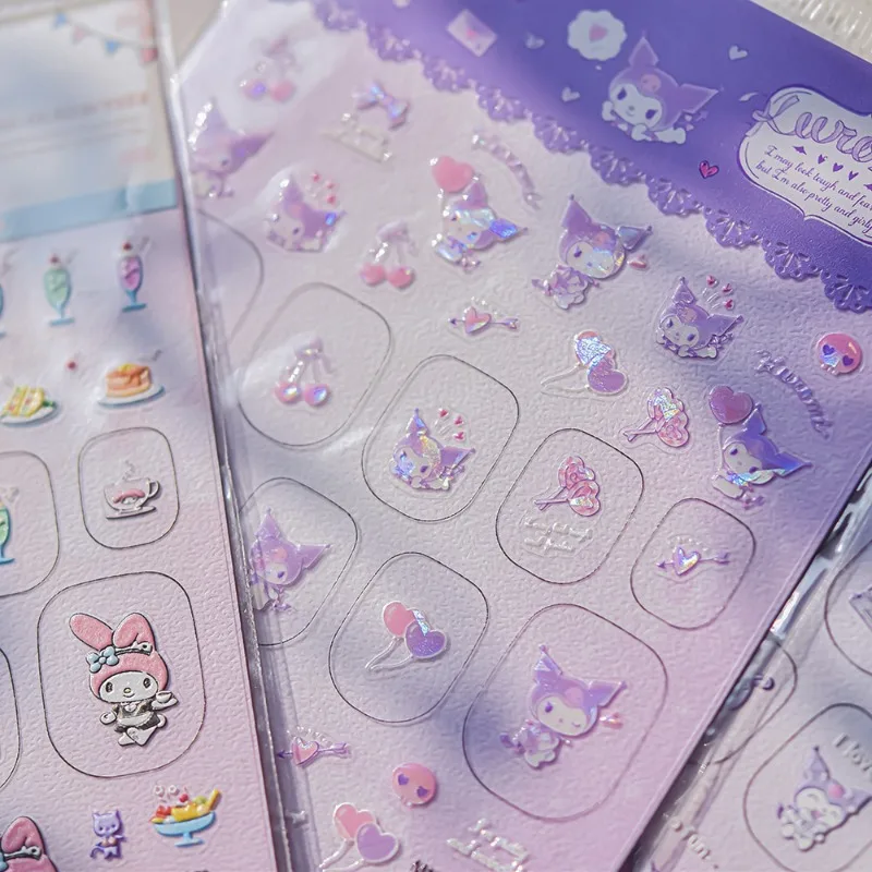 Hello Kitty Nail Stickers Cute Cartoon Versatile Relief Nail Stickers Desktop Accessories Women Supplies Student Gifts Wholesale
Hello Kitty Nail Stickers Cute Cartoon Versatile Relief Nail Stickers Desktop Accessories Women Supplies Student Gifts Wholesale