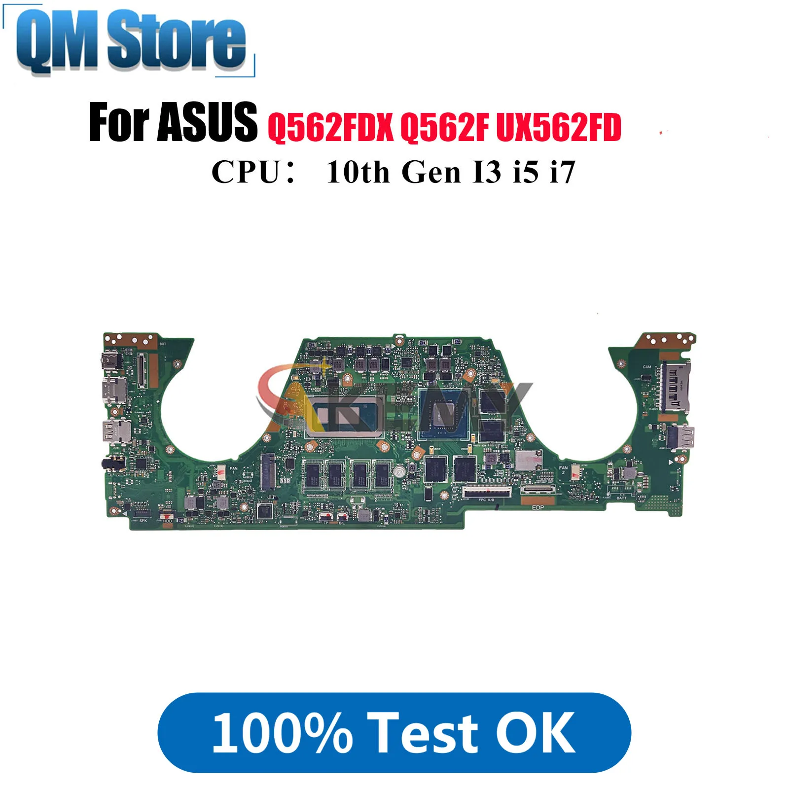 UX562FD Laptop Motherboard For ASUS ZenBook Q562FDX Q562F UX562 UX56IQ Notebook Mainboard With 10th Gen I3 i5 i7 103% tests OK
UX562FD Laptop Motherboard For ASUS ZenBook Q562FDX Q562F UX562 UX56IQ Notebook Mainboard With 10th Gen I3 i5 i7 103% tests OK