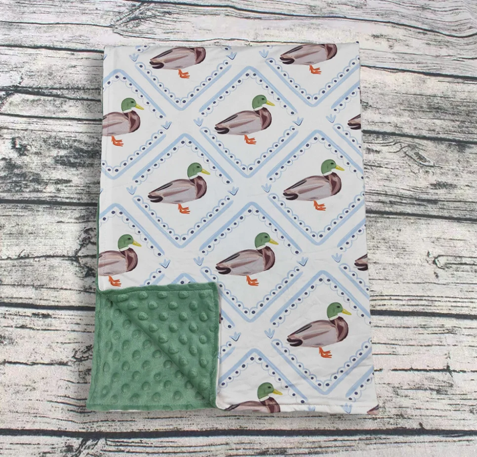 Оптовая продажа, детское тонкое одеяло для маленьких мальчиков, детское постельное белье для мальчиков, флисовое фланелевое бутиковое зеленое одеяло с уткой для малышей
Оптовая продажа, детское тонкое одеяло для маленьких мальчиков, детское постельное белье для мальчиков, флисовое фланелевое бутиковое зеленое одеяло с уткой для малышей