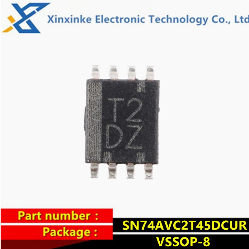 10PCS SN74AVC2T45DCUR 74AVC2T45 VSSOP-8 Mark: DT2R Translation - Voltage Levels Dual Bit Bus TRANSCEIVER Logic ICs
10PCS SN74AVC2T45DCUR 74AVC2T45 VSSOP-8 Mark: DT2R Translation - Voltage Levels Dual Bit Bus TRANSCEIVER Logic ICs