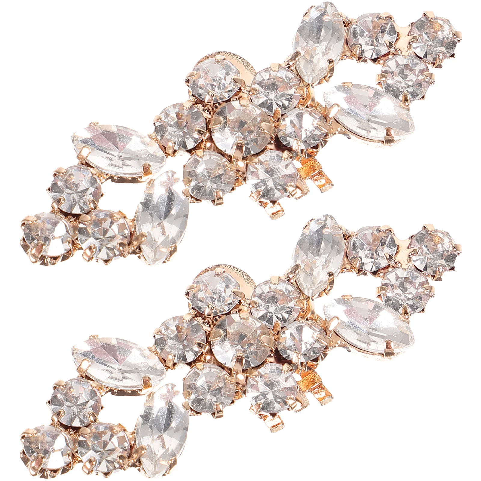 2 Pcs Fashion Rhinestone Buckle Closed Toe Heels for Women Shoe Clips Wedding Gold Shoes Bling Decorative Applique Decorate
2 Pcs Fashion Rhinestone Buckle Closed Toe Heels for Women Shoe Clips Wedding Gold Shoes Bling Decorative Applique Decorate