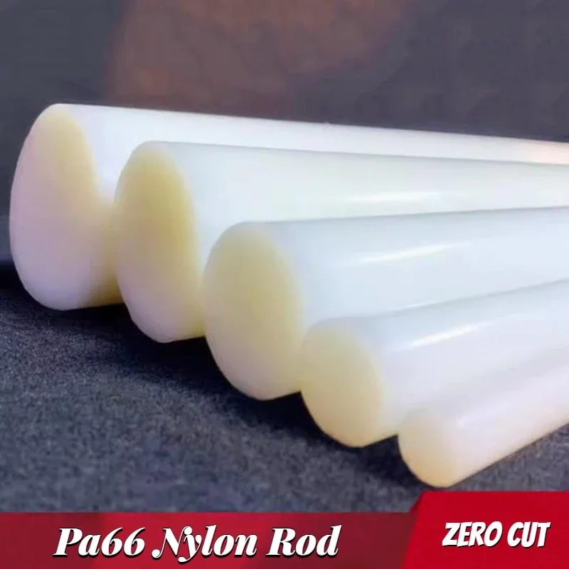 1/2Pcs Pa66 Nylon Rod White Wear-resistant Solid Cylinder High Strength High Temperature Resistance Dia15-45mm Zero Cut Custom
1/2Pcs Pa66 Nylon Rod White Wear-resistant Solid Cylinder High Strength High Temperature Resistance Dia15-45mm Zero Cut Custom