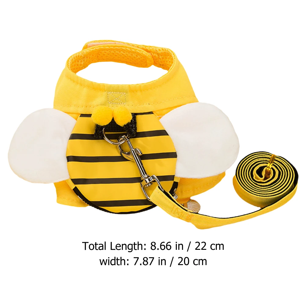 Dog Leash Lovey Bees Vest Harness Puppy Zipper Design Pet Aluminum Alloy Cute and Set
Dog Leash Lovey Bees Vest Harness Puppy Zipper Design Pet Aluminum Alloy Cute and Set