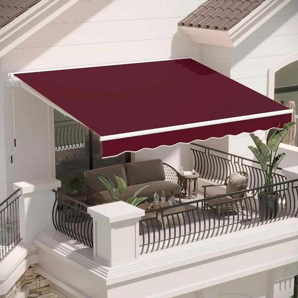13'x8' Retractable Awning, Water-Resistant Polyester Cover Outdoor Door Window Awning with Crank Handle red Free shipping
13'x8' Retractable Awning, Water-Resistant Polyester Cover Outdoor Door Window Awning with Crank Handle red Free shipping