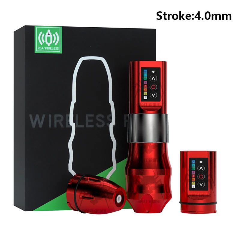 EXO Wireless Tattoo Machine 4.0 Stroke 2400mAh Battery Large Capacity Lithium Battery Strong Coreless Motor For Tattoo Artist
EXO Wireless Tattoo Machine 4.0 Stroke 2400mAh Battery Large Capacity Lithium Battery Strong Coreless Motor For Tattoo Artist