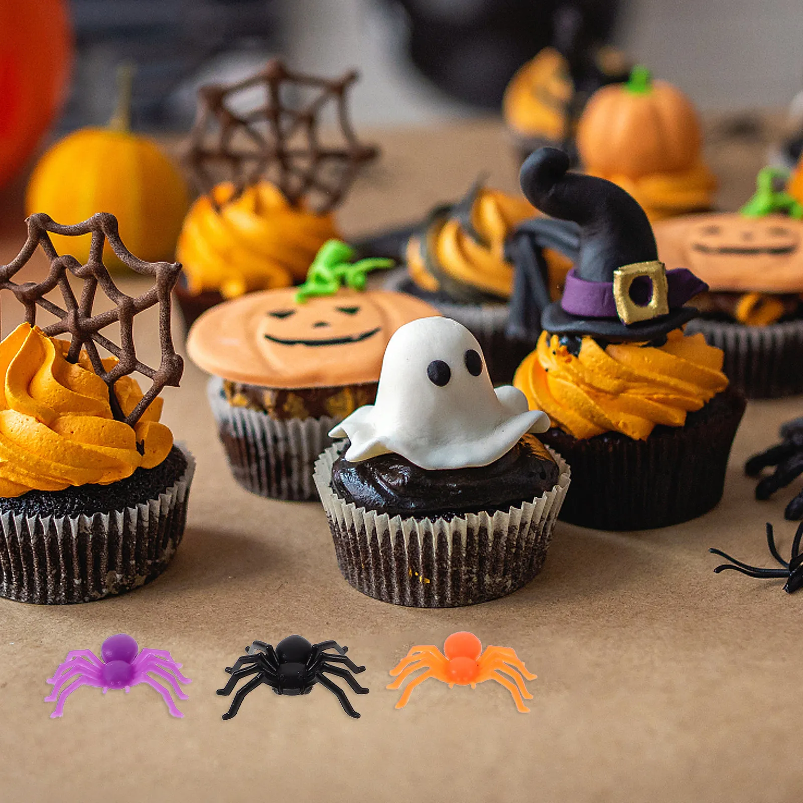 200Pcs Realistic Plastic Spider Decor Halloween Party Decoration Scary Prank Prop for Windows Tables Drawers Education Fun Kids
200Pcs Realistic Plastic Spider Decor Halloween Party Decoration Scary Prank Prop for Windows Tables Drawers Education Fun Kids