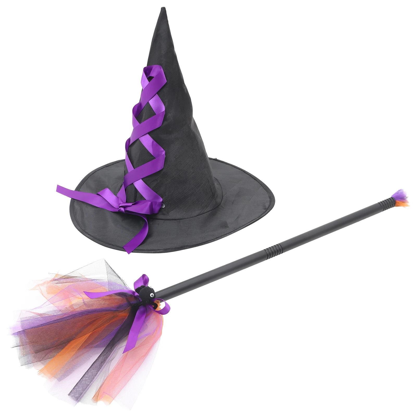 1 set Halloween Hat Broom Purple Women Girl Party Costume Props Accessories Witch Hats Witch Hat For Masquerade Cosplay
1 set Halloween Hat Broom Purple Women Girl Party Costume Props Accessories Witch Hats Witch Hat For Masquerade Cosplay