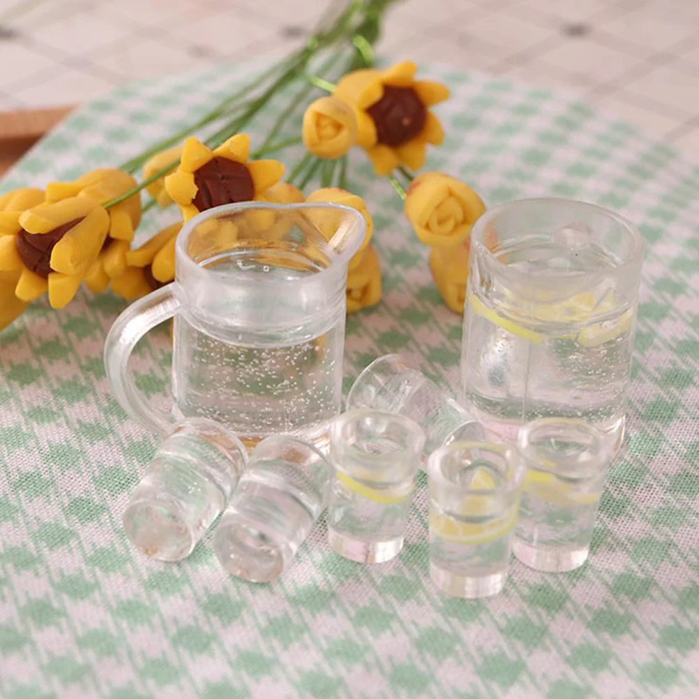 2 Sets Miniature Water Lemonade Drinks Beverages Kettle Kitchenware Jugs House Accessories Model
2 Sets Miniature Water Lemonade Drinks Beverages Kettle Kitchenware Jugs House Accessories Model