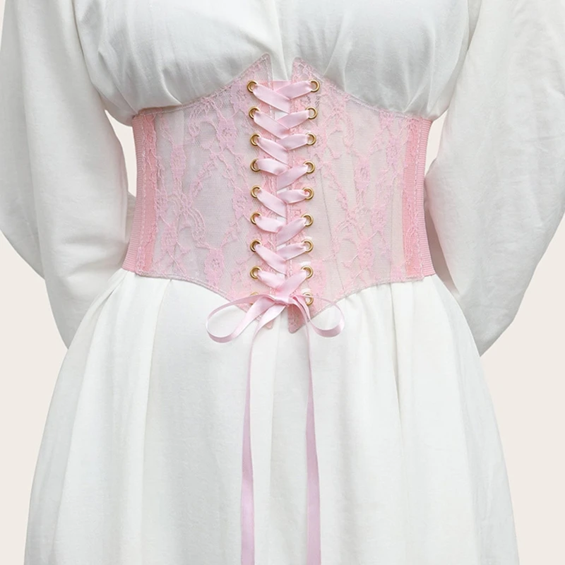 Slimming Waist Corset Wide Lace Belt Sexy Corset Shapewear Women Gothic Clothing Elastic Waist Belt Waistband
Slimming Waist Corset Wide Lace Belt Sexy Corset Shapewear Women Gothic Clothing Elastic Waist Belt Waistband