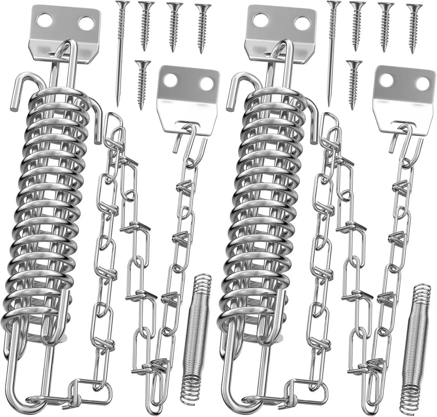Storm Door Chain 2 Pack Heavy Duty Zinc Plated with Anti-Rust Coating for Screen Doors and Windows Easy Install
Storm Door Chain 2 Pack Heavy Duty Zinc Plated with Anti-Rust Coating for Screen Doors and Windows Easy Install