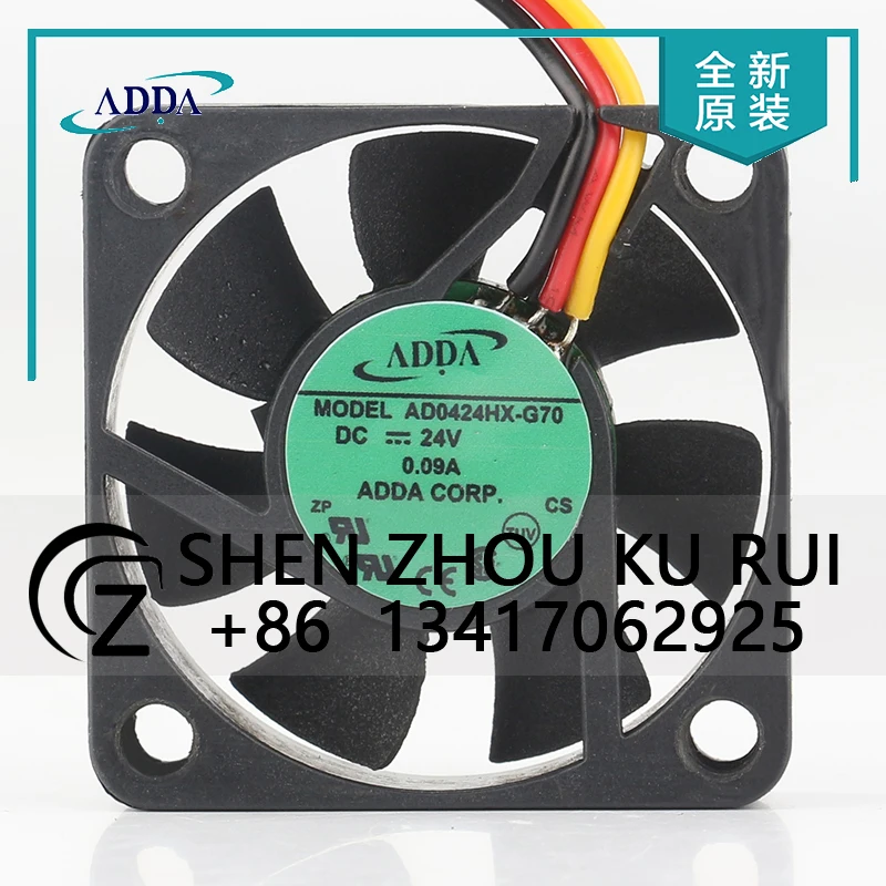 New original ADDA 5V 12V 48V DC24V 0.09A AC EC 4010 40X40X10MM 4CM three-wire inverter Quiet ultra-thin AD0424HX-G70 coolingfan
New original ADDA 5V 12V 48V DC24V 0.09A AC EC 4010 40X40X10MM 4CM three-wire inverter Quiet ultra-thin AD0424HX-G70 coolingfan