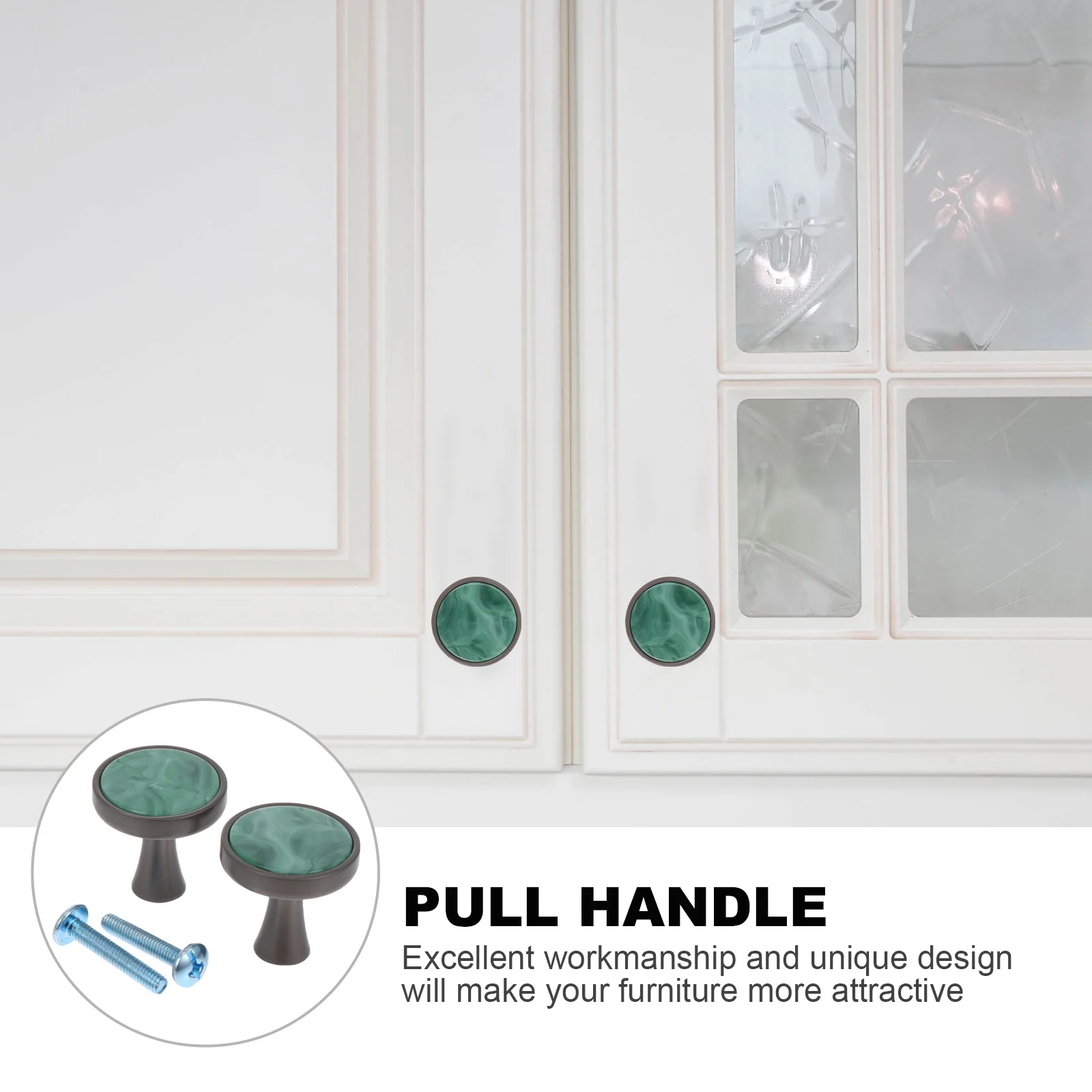 2 Pcs Single Hole Small Cabinet Pulls Zinc Alloy Round Drawer Handles Nordic Style Door Knobs for Furniture Office
2 Pcs Single Hole Small Cabinet Pulls Zinc Alloy Round Drawer Handles Nordic Style Door Knobs for Furniture Office