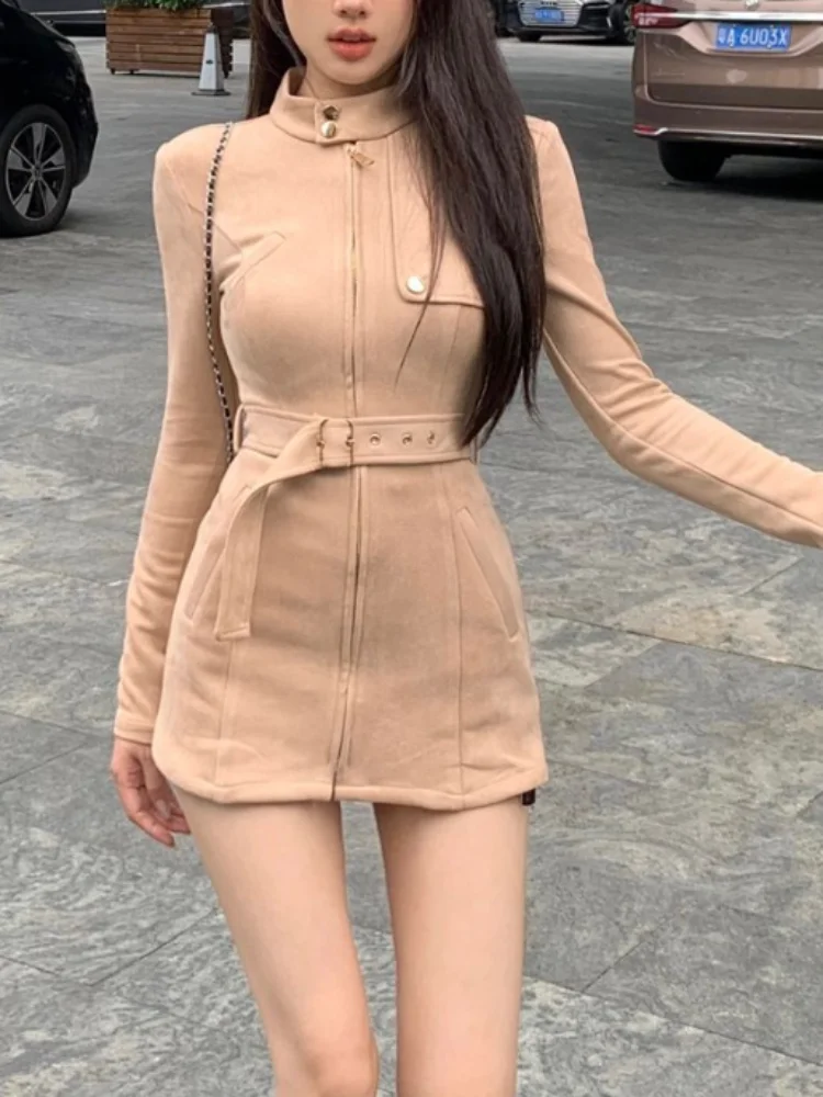 2024 Autumn French Vintage Dress Coats Women Casual Bodycon Y2k Mini Dress Office Lady Outwear Elegant Evening Party Korean
2024 Autumn French Vintage Dress Coats Women Casual Bodycon Y2k Mini Dress Office Lady Outwear Elegant Evening Party Korean