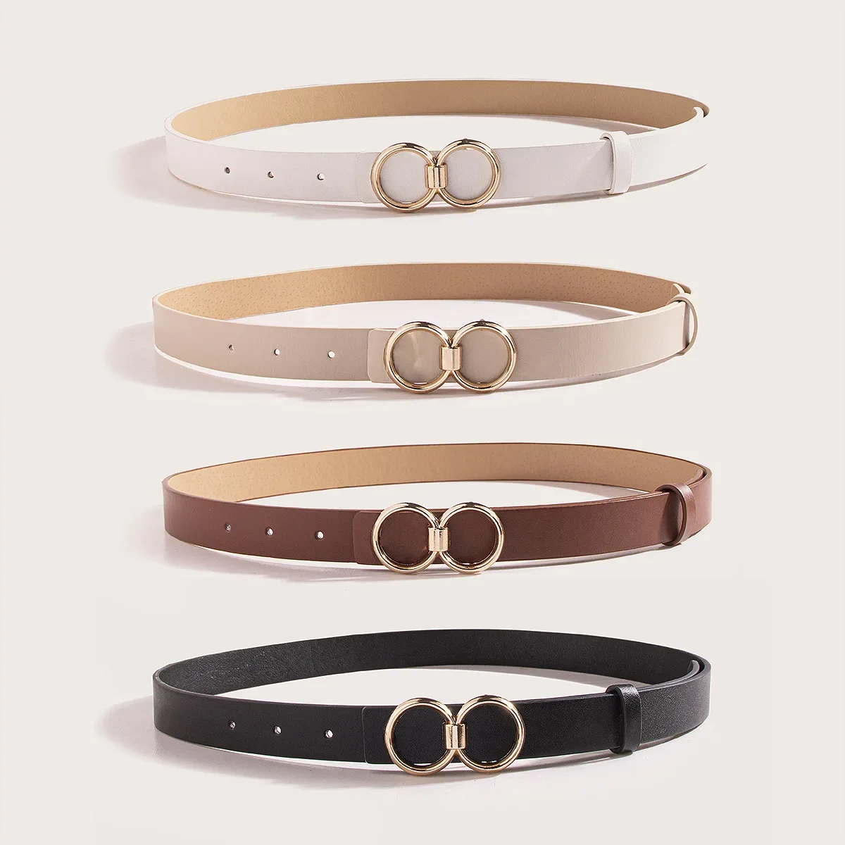 2023 New 8-shaped Buckle Women's Versatile PU Belt Cross Border Hot Selling Fashion Belt
2023 New 8-shaped Buckle Women's Versatile PU Belt Cross Border Hot Selling Fashion Belt