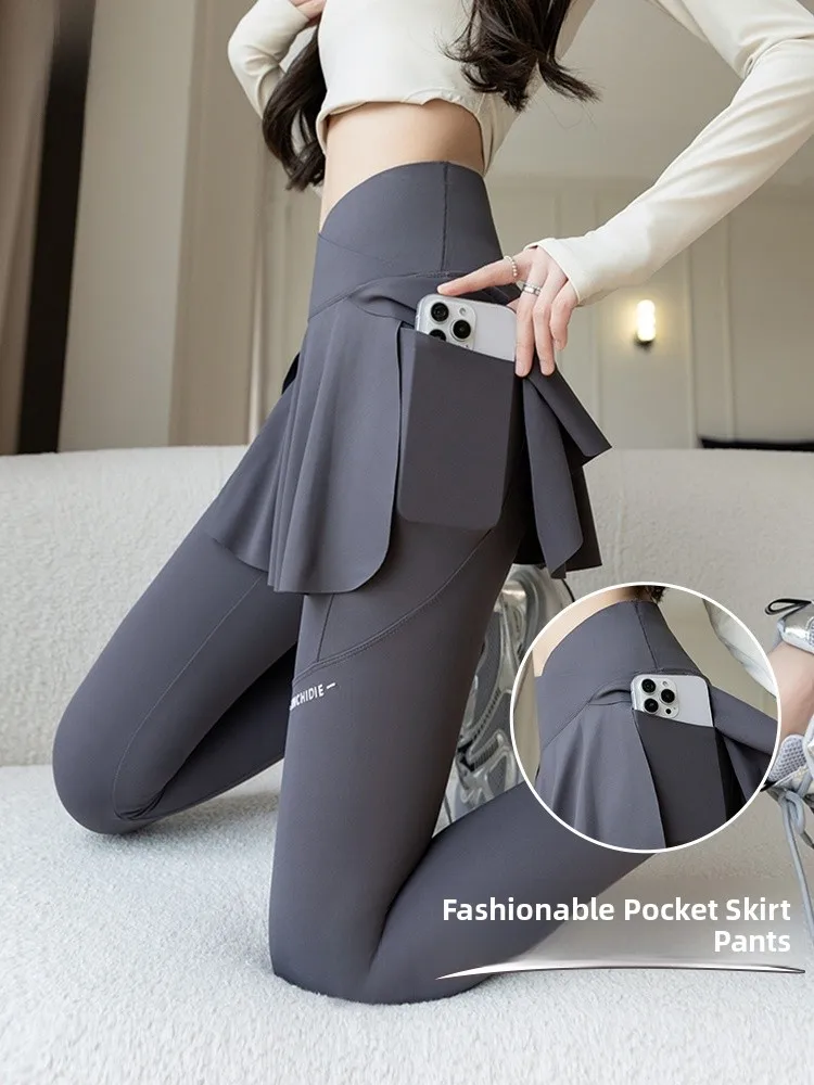 Брюки для йоги с высокой талией, женская верхняя одежда, брюки для фитнеса, искусственные двухсекционные брюки для похудения, длинные брюки, скрытые брюки
Брюки для йоги с высокой талией, женская верхняя одежда, брюки для фитнеса, искусственные двухсекционные брюки для похудения, длинные брюки, скрытые брюки