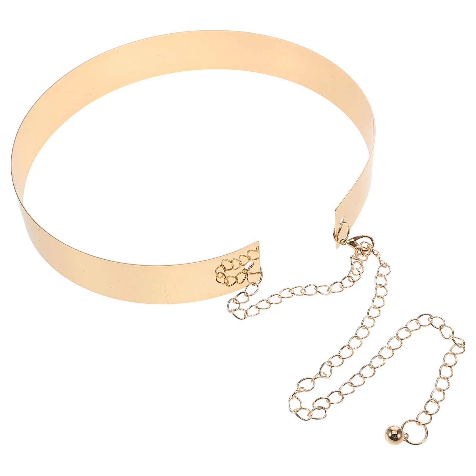 Metal Waist Dress Waist Chain Belt Women Fashion Wide Gold Shiny Adjustable Size Durable Fashion Belt Body Jewelry
Metal Waist Dress Waist Chain Belt Women Fashion Wide Gold Shiny Adjustable Size Durable Fashion Belt Body Jewelry