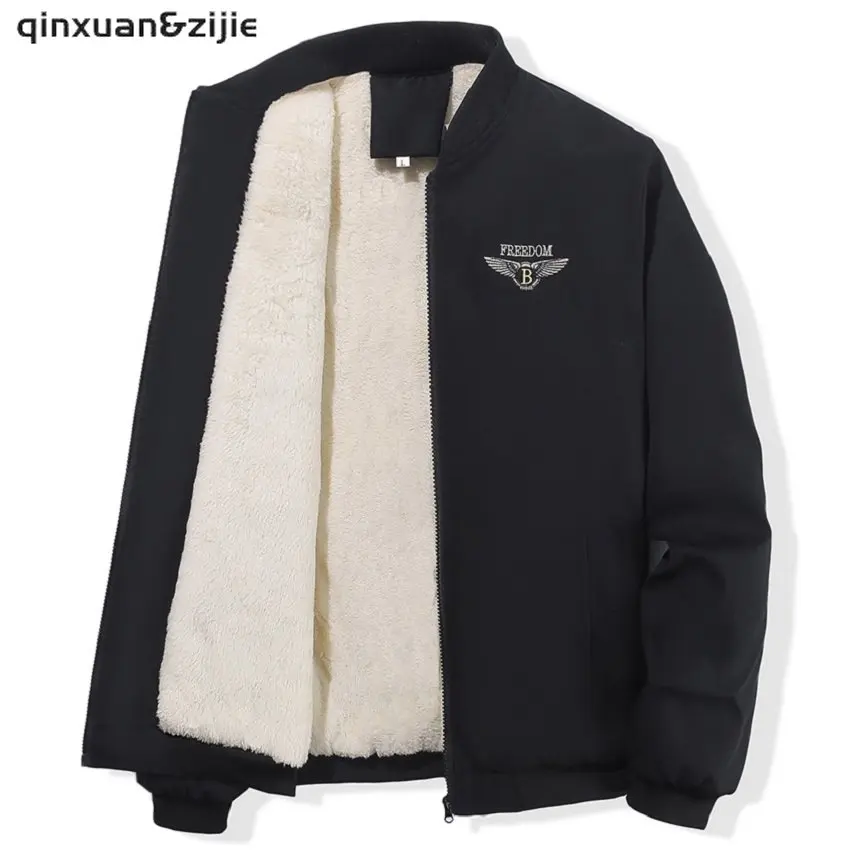 Casual Mens Jackets For Men 2022 Embroidery Zipper Autumn Winter Thick Warm Coat Fleece Solid Stand Colar Brand Men's Clothing
Casual Mens Jackets For Men 2022 Embroidery Zipper Autumn Winter Thick Warm Coat Fleece Solid Stand Colar Brand Men's Clothing
