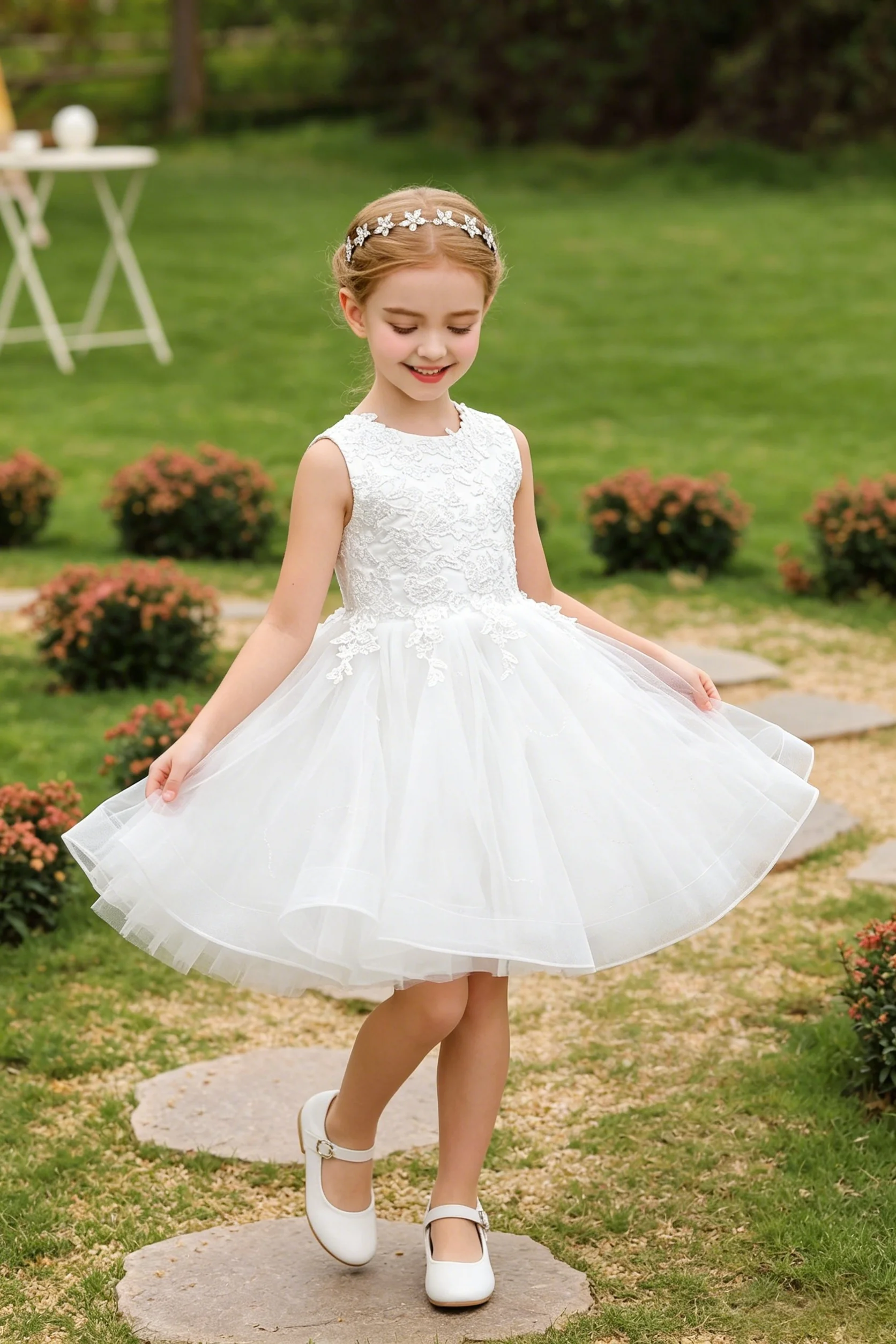 POD Elegant Baptism Wedding Tulle Flower Girl Dress Communion Princess Party Kids Birthday Vestidos Bridesmaids Evening Gown
POD Elegant Baptism Wedding Tulle Flower Girl Dress Communion Princess Party Kids Birthday Vestidos Bridesmaids Evening Gown