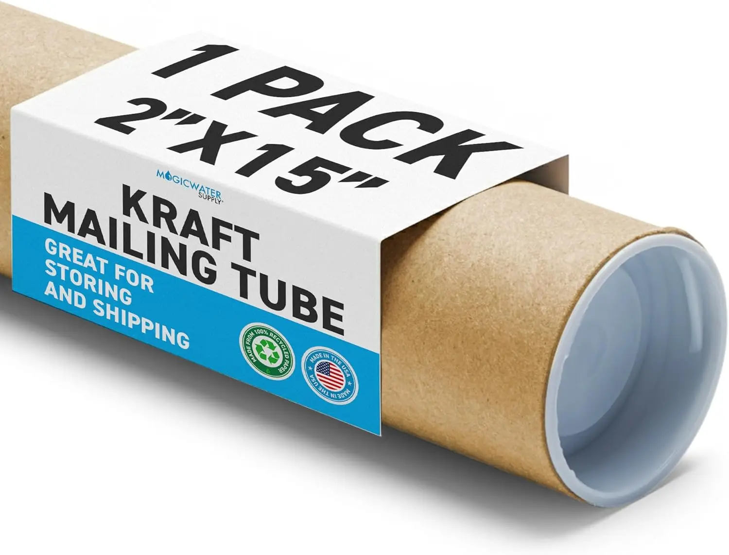 2x15in Kraft Mailing Tube for Posters, Art, Documents - Sturdy Shipping & Storage
2x15in Kraft Mailing Tube for Posters, Art, Documents - Sturdy Shipping & Storage