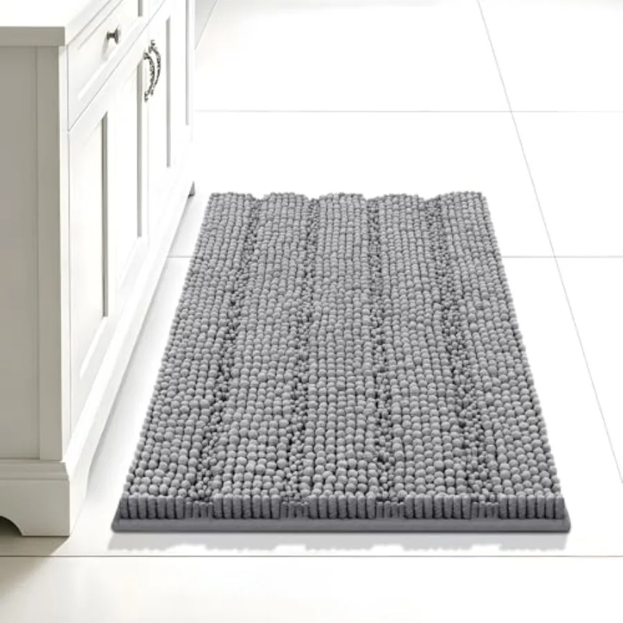 24"×17" Chenille Bath Mat Non-Slip with Backing Bath Rug Ultra-Absorbent and Machine Washable Bathroom Mat Quick-Dry Design. Id
24"×17" Chenille Bath Mat Non-Slip with Backing Bath Rug Ultra-Absorbent and Machine Washable Bathroom Mat Quick-Dry Design. Id