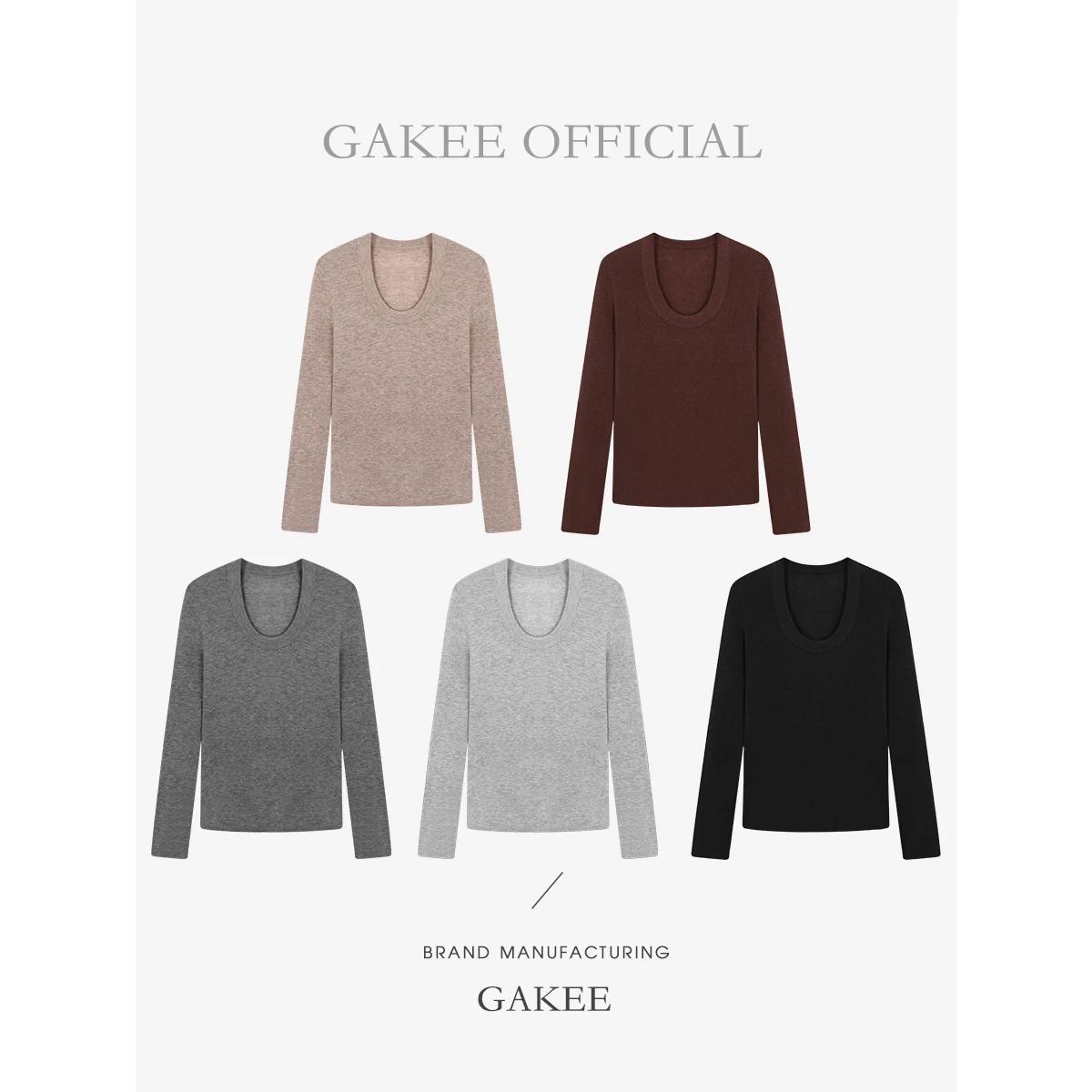 Официальный Gakee: 100% хлопковый женский трикотажный джемпер с длинным рукавом, низким круглым вырезом, шерстяной, для осени и зимы, для повседневной носки, чистый хлопок.
Официальный Gakee: 100% хлопковый женский трикотажный джемпер с длинным рукавом, низким круглым вырезом, шерстяной, для осени и зимы, для повседневной носки, чистый хлопок.