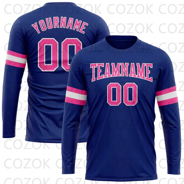 Custome Blue Style Football Jersey for Men Women Unisex Football LongSleeves Athletic Tee Shirts
Custome Blue Style Football Jersey for Men Women Unisex Football LongSleeves Athletic Tee Shirts