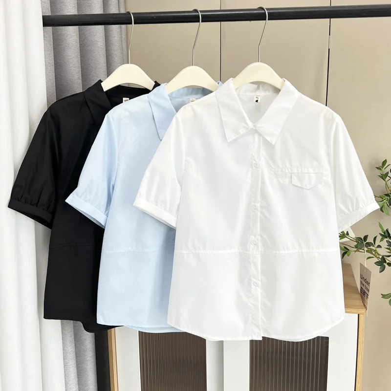 Женская рубашка больших размеров 100 кг, летняя новая стильная стильная и дизайнерская лоскутная повседневная блузка с короткими рукавами 191
Женская рубашка больших размеров 100 кг, летняя новая стильная стильная и дизайнерская лоскутная повседневная блузка с короткими рукавами 191