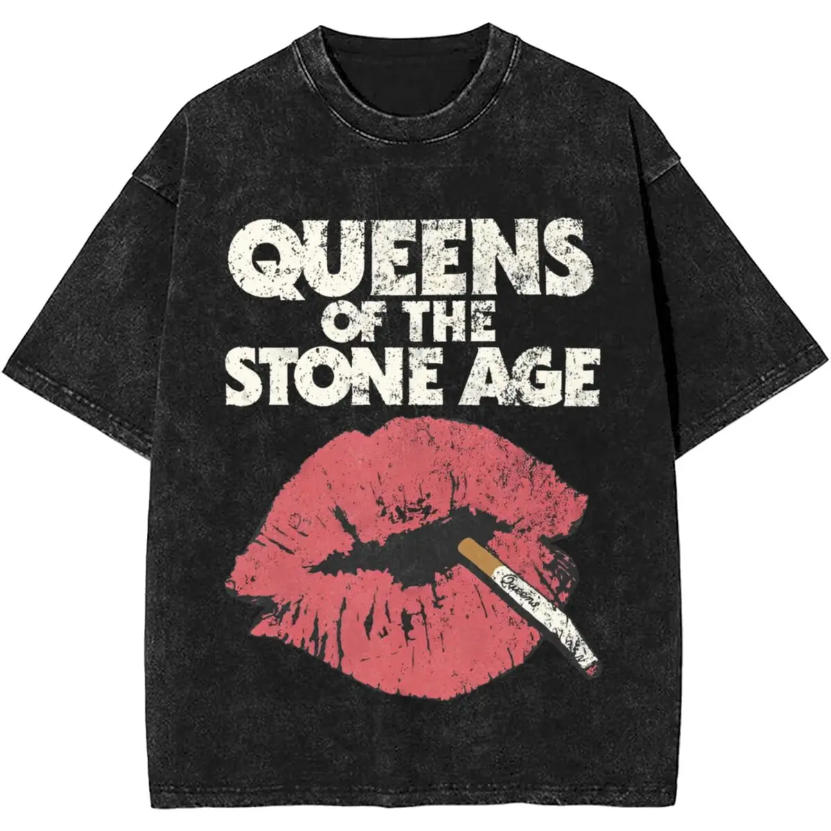 Винтажная стираная футболка с рисунком Queens Of The Stone Age, популярная футболка с коротким рукавом для мужчин и женщин, одежда
Винтажная стираная футболка с рисунком Queens Of The Stone Age, популярная футболка с коротким рукавом для мужчин и женщин, одежда