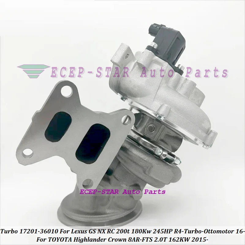 Turbo 17201-36010 Для TOYOTA Highlander Crown 8AR-FTS 2.0T 162KW 15- Для Lexus GS NX RC 200t 180Kw R4-Turbo-Ottomotor 1720136010
Turbo 17201-36010 Для TOYOTA Highlander Crown 8AR-FTS 2.0T 162KW 15- Для Lexus GS NX RC 200t 180Kw R4-Turbo-Ottomotor 1720136010