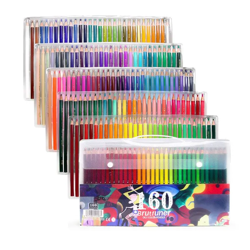 Brutfuner 160 Colors Pencils Professional Oil Wood Colored Pencils Sketch Drawing Pencil Set For School Draw Sketch Art Supplies
Brutfuner 160 Colors Pencils Professional Oil Wood Colored Pencils Sketch Drawing Pencil Set For School Draw Sketch Art Supplies