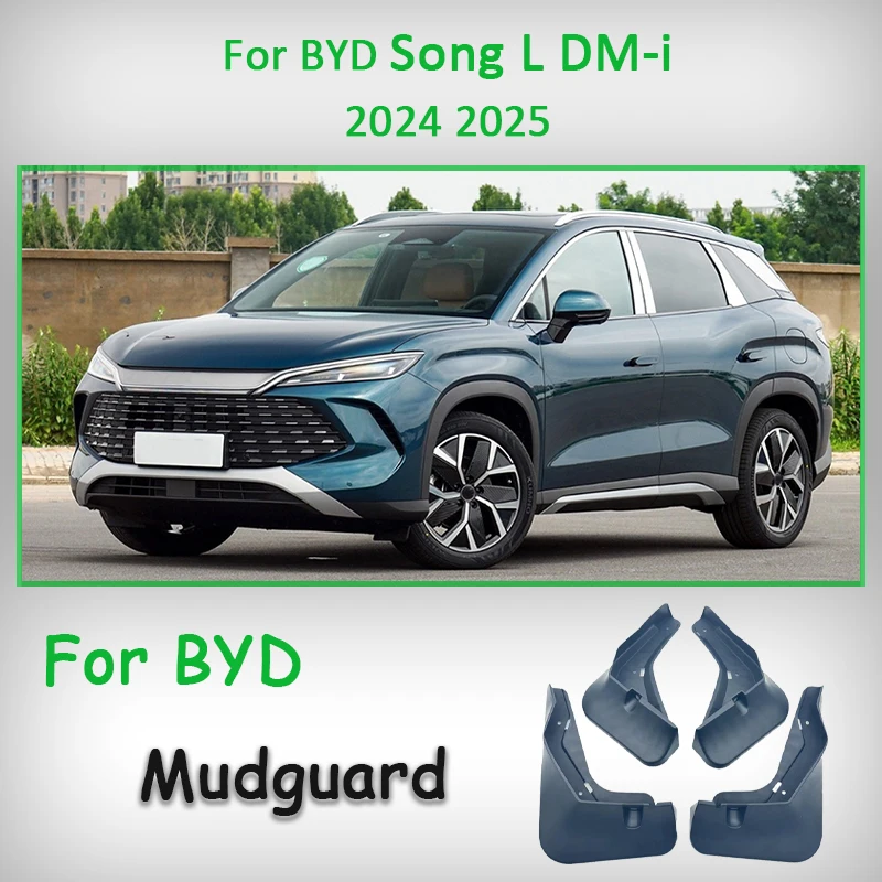 For BYD Song L DM-i 2024 2025 Car Splash Guards Fender Mudguards Accessories Mud Flap Splash Guard with Anti Spray Design
For BYD Song L DM-i 2024 2025 Car Splash Guards Fender Mudguards Accessories Mud Flap Splash Guard with Anti Spray Design