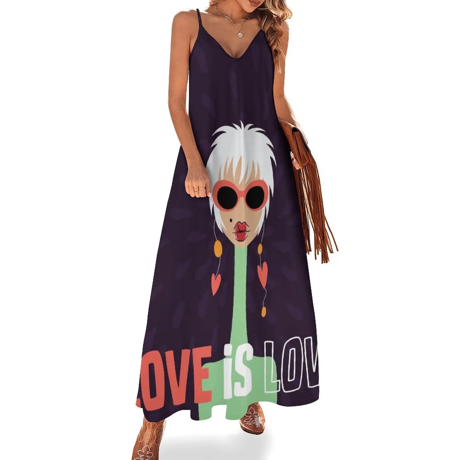 Love is Love Sleeveless Long Dress Women's dresses Dress for girls women's evening dresses women's elegant loose dresses Dress
Love is Love Sleeveless Long Dress Women's dresses Dress for girls women's evening dresses women's elegant loose dresses Dress