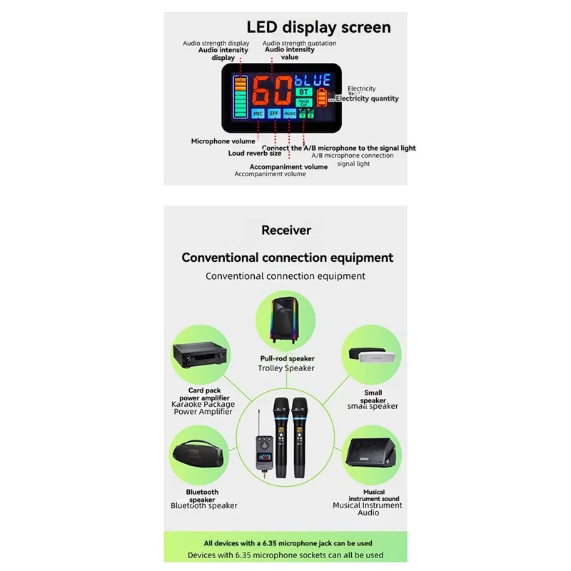 M50 Wireless Bluetooth Microphone Anti-Whistling Reverb Singing Home Entertainment KTV
M50 Wireless Bluetooth Microphone Anti-Whistling Reverb Singing Home Entertainment KTV