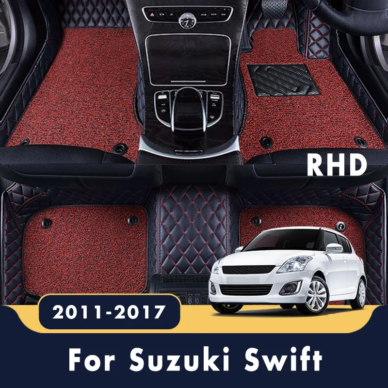 RHD Carpet Car Floor Mats For Suzuki Swift 2017 2016 2015 2014 2013 2012 2011 Luxury Double Layer Wire Loop Auto Accessories
RHD Carpet Car Floor Mats For Suzuki Swift 2017 2016 2015 2014 2013 2012 2011 Luxury Double Layer Wire Loop Auto Accessories