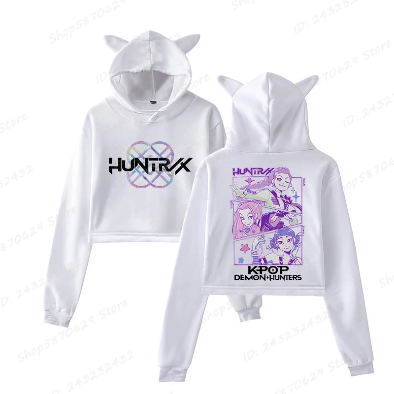 Hot Anime Kpop Graphic Print Cropped Hoodies For Children Girls Casual Cat Ear Hoodies Women's Long Sleeve Hoodie Short Tops
Hot Anime Kpop Graphic Print Cropped Hoodies For Children Girls Casual Cat Ear Hoodies Women's Long Sleeve Hoodie Short Tops