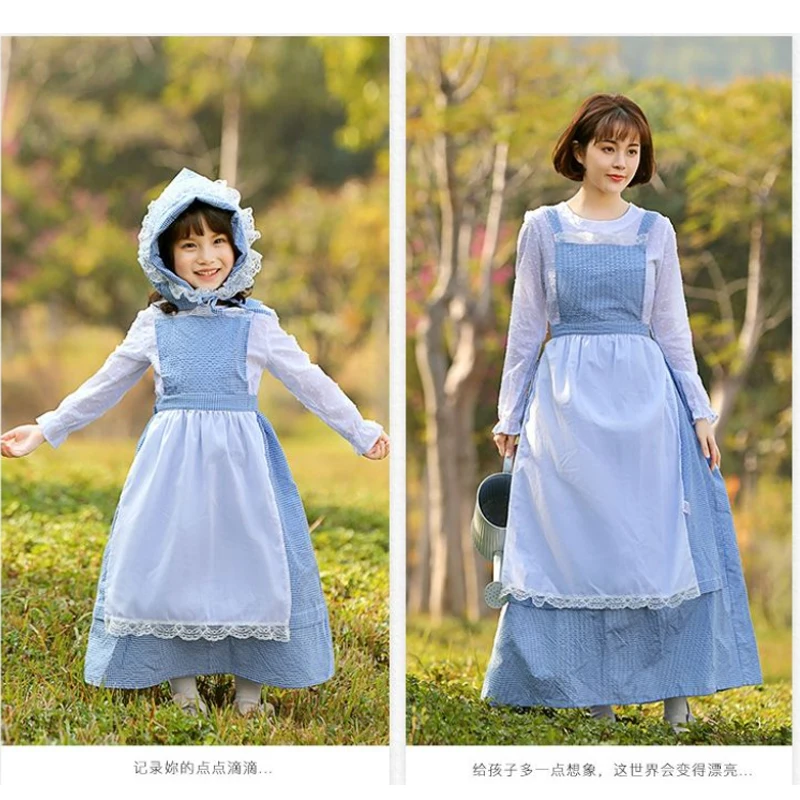 New French style blue grid farm maid with a fresh rural style, photography and photography, dressed in a green outfit
New French style blue grid farm maid with a fresh rural style, photography and photography, dressed in a green outfit
