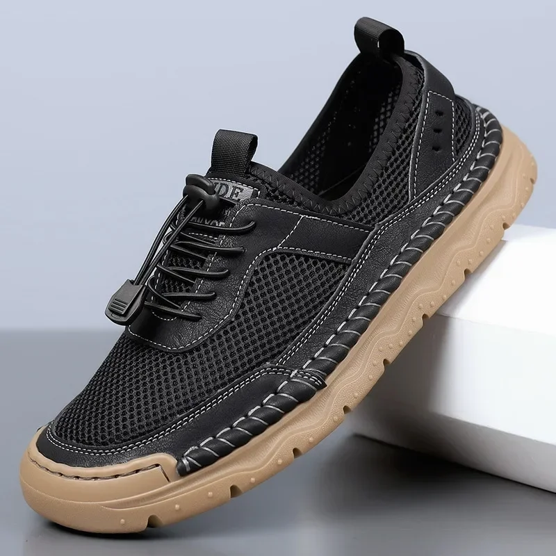 Men's Summer Breathable Mesh Shoes Anti-Odor Wear-Resistant Thin Outdoor Sports Net Cloth Shoes round Toe Casual Shoes
Men's Summer Breathable Mesh Shoes Anti-Odor Wear-Resistant Thin Outdoor Sports Net Cloth Shoes round Toe Casual Shoes