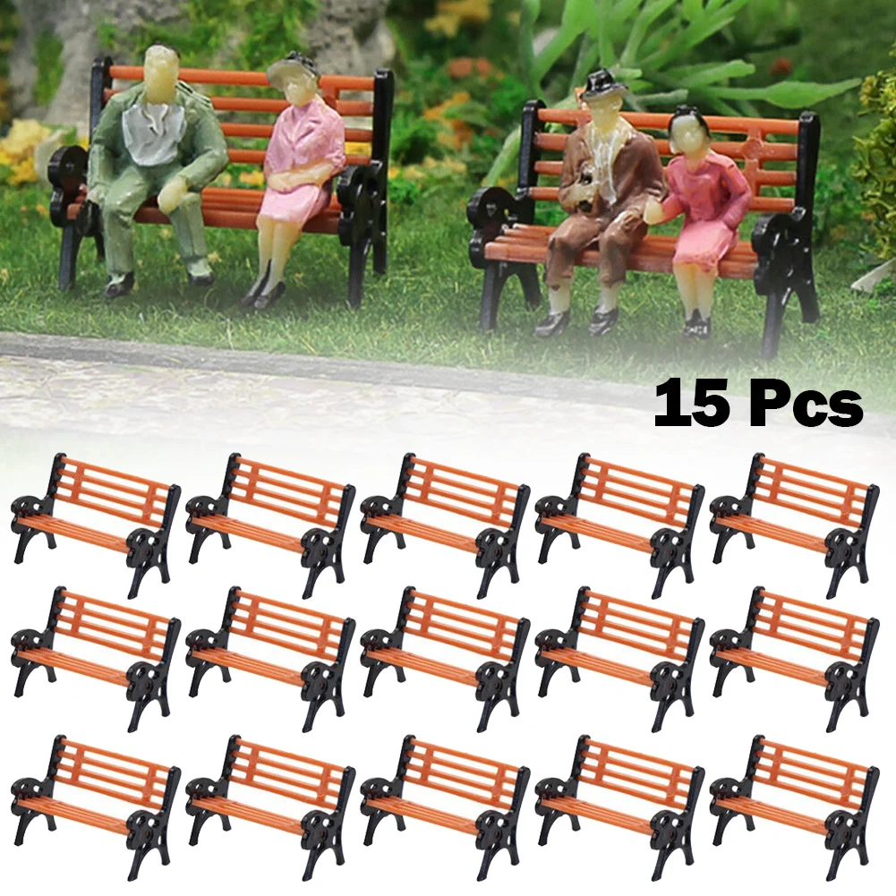 15Pcs Model Train Doll House Miniature Bench Scale Settee Park Layout Sand Table Model Kids Toys Scene Decoration ornament
15Pcs Model Train Doll House Miniature Bench Scale Settee Park Layout Sand Table Model Kids Toys Scene Decoration ornament