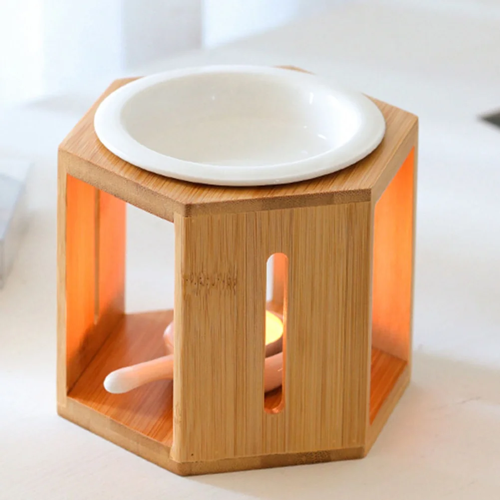 1Set Hexagonal Ceramic Bamboo Essential Oil Burner Tealight Holder Aromatherapy Wax Melt Warmer Scented Incense Diffuser Home
1Set Hexagonal Ceramic Bamboo Essential Oil Burner Tealight Holder Aromatherapy Wax Melt Warmer Scented Incense Diffuser Home