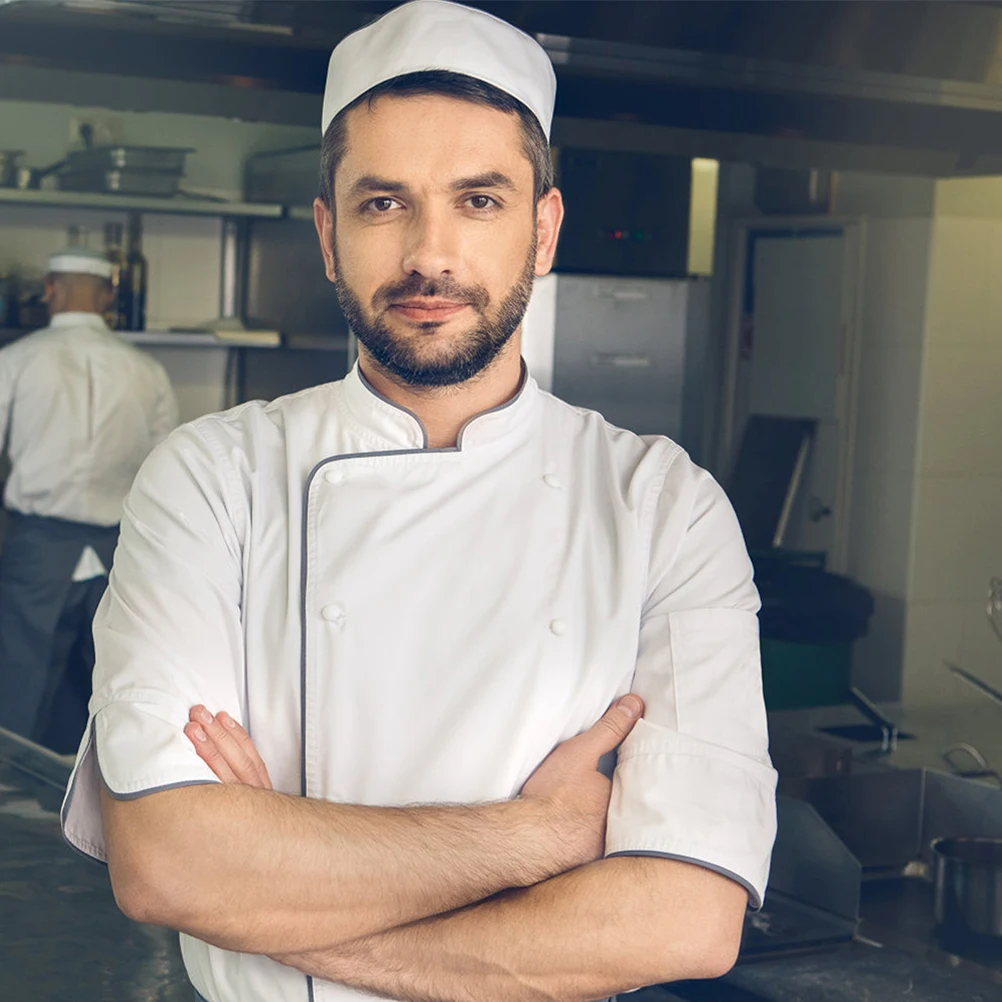 2PCS Chef Hats Kitchen Work Hat Comfortable Breathable Oil Resistant Easy Wear Versatile Catering Hat Polyester Material Long
2PCS Chef Hats Kitchen Work Hat Comfortable Breathable Oil Resistant Easy Wear Versatile Catering Hat Polyester Material Long