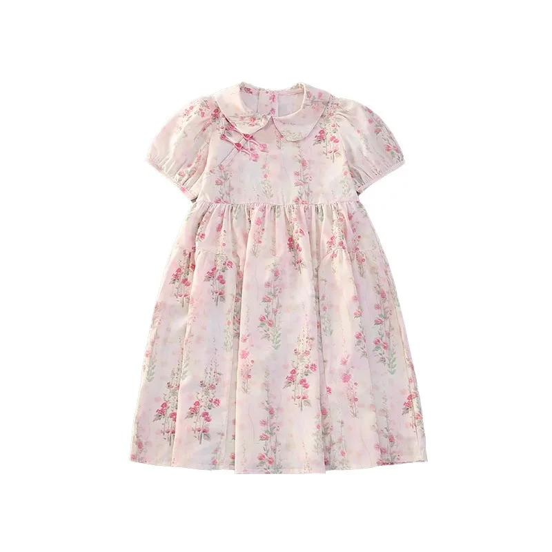 Girls' Vintage Sweet Princess Dress 2026 Summer New, Fashion Casual Gown for Big Kids Breathable Daily Wear
Girls' Vintage Sweet Princess Dress 2026 Summer New, Fashion Casual Gown for Big Kids Breathable Daily Wear