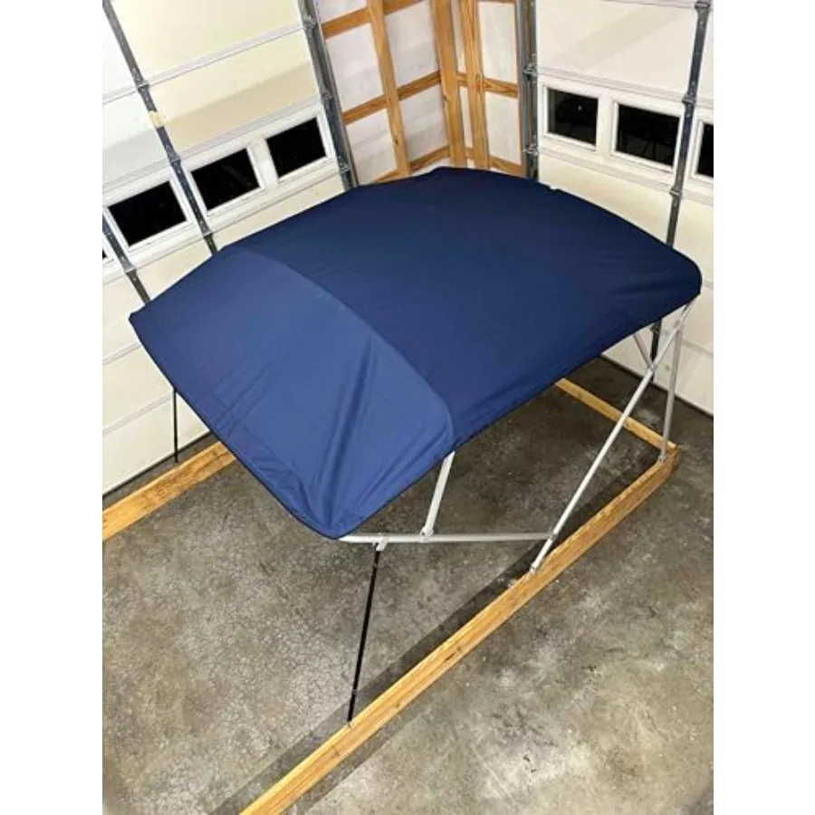 Navy Blue Replacement Bimini Top Canvas with Storage Boot 8' Long x 8' Wide 16oz 4 Bow fits 91-96" Wide Zippered Sleeves Cutout
Navy Blue Replacement Bimini Top Canvas with Storage Boot 8' Long x 8' Wide 16oz 4 Bow fits 91-96" Wide Zippered Sleeves Cutout