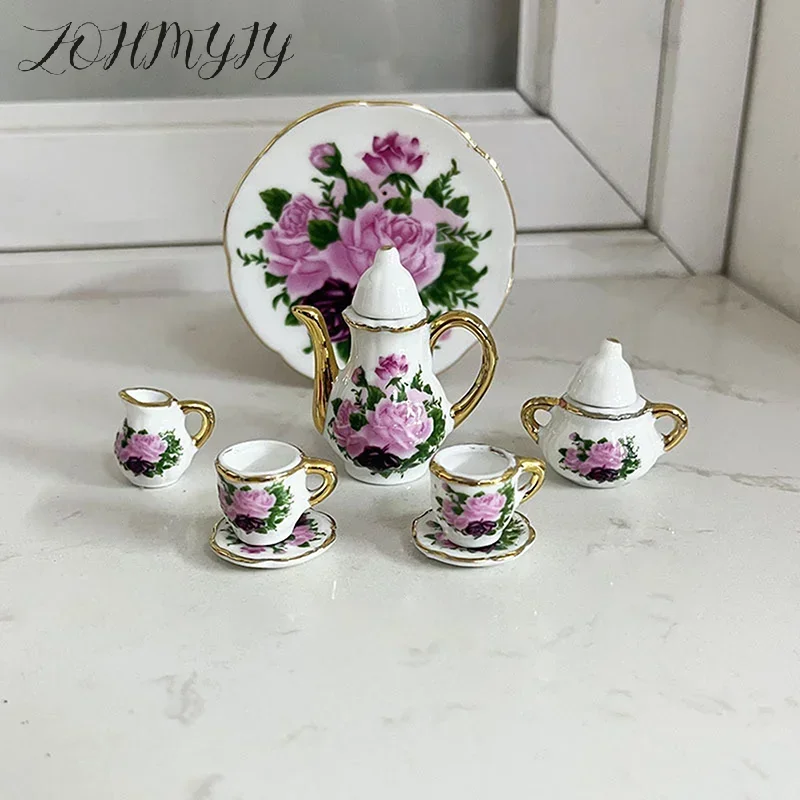 1:12 Dollhouse Miniature Mini Ceramic Tea Set Furniture Home Model Decor Toy Doll House Accessories
1:12 Dollhouse Miniature Mini Ceramic Tea Set Furniture Home Model Decor Toy Doll House Accessories