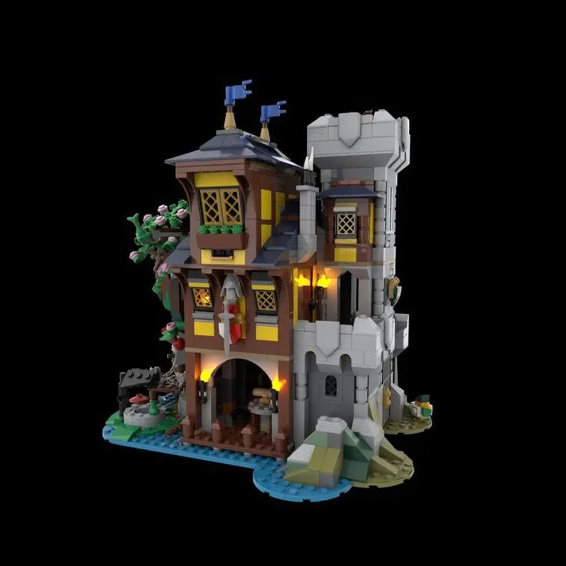 1360 деталей MOC: Средневековая таверна, конструктор, креативная рождественская игрушка, идея подарка, развивающий конструктор для детей, на день рождения
1360 деталей MOC: Средневековая таверна, конструктор, креативная рождественская игрушка, идея подарка, развивающий конструктор для детей, на день рождения