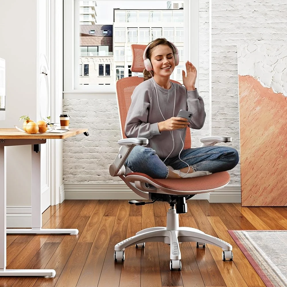 Ergonomic High Back Office Chair with Adjustable Headrest Flip-Up Arms 90-120 Degree Tilt Lock Heavy Duty Mesh Desk Chair 400LBS
Ergonomic High Back Office Chair with Adjustable Headrest Flip-Up Arms 90-120 Degree Tilt Lock Heavy Duty Mesh Desk Chair 400LBS