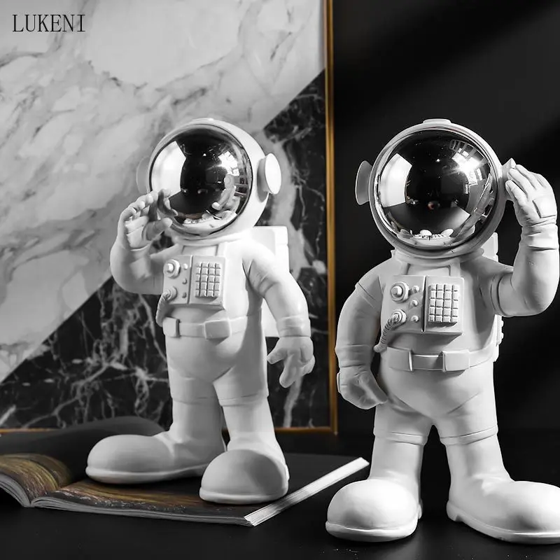 Nordic Creative Living Room Astronaut Spaceman Model Crafts Resin Decoration European Decoration Home Decoration
Nordic Creative Living Room Astronaut Spaceman Model Crafts Resin Decoration European Decoration Home Decoration